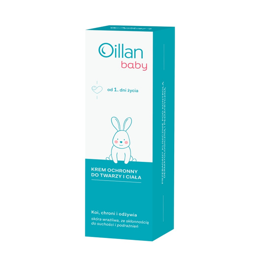 Oillan Baby Krem ochronny do twarzy i ciała, 75 ml