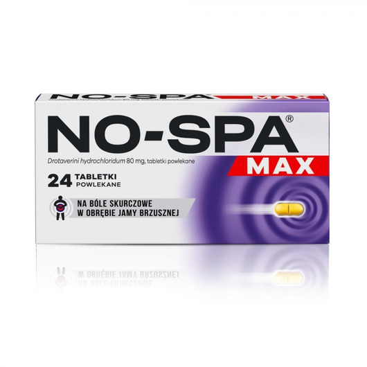 No-Spa MAX tabletki powlekane 80 mg x 24 sztuki 