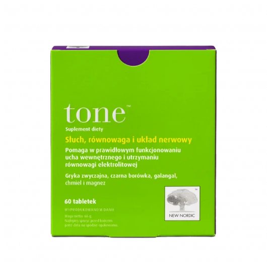 Tone Słuch, równowaga i układ nerwowy, 60 tabletek