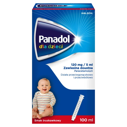 Panadol dla dzieci 120mg/5ml Zawiesina doustna, 100 ml