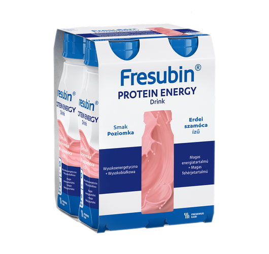 Fresubin Protein Energy Drink smak poziomkowy, 4x200 ml