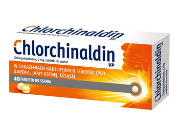 CHLORCHINALDIN VP 2 mg, 40 tabletek do ssania