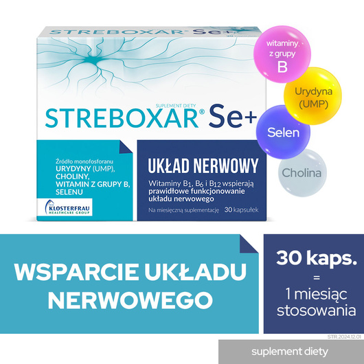 Streboxar Se+, 30 kapsułek