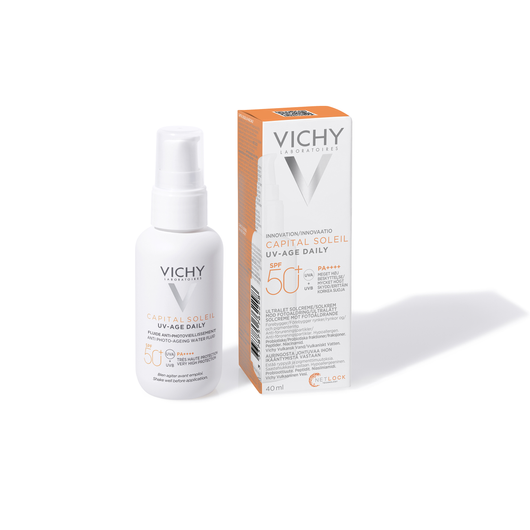 VICHY CAPITAL SOLEIL Fluid przeciw fotostarzeniu się skóry UV AGE SPF50+, 40 ml