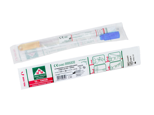 El-Comp Wymazówka z podłożem Amies sterylna, 1 sztuka