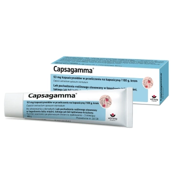 Capsagamma 0,053 g/100g Krem, 40 g