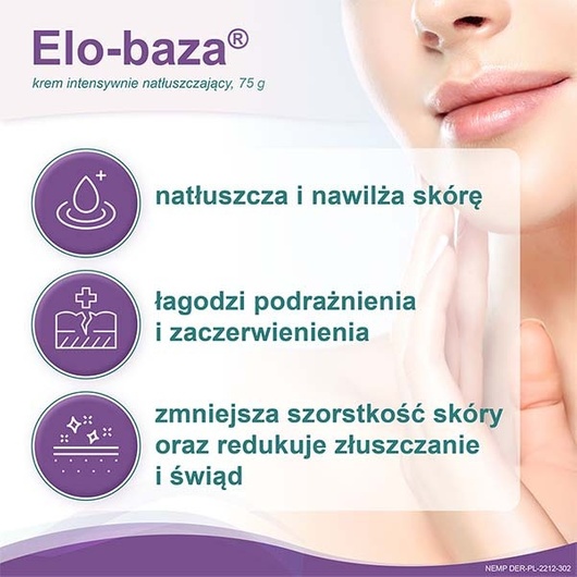 Elo-baza, Krem intensywnie natłuszczający, 75g 