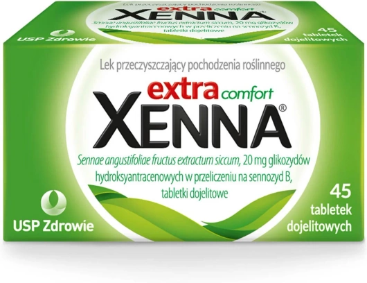 XENNA EXTRA COMFORT, 45 drażetek dojelitowych