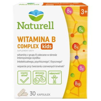 Naturell Witamina B Complex Kids, 30 kapsułek