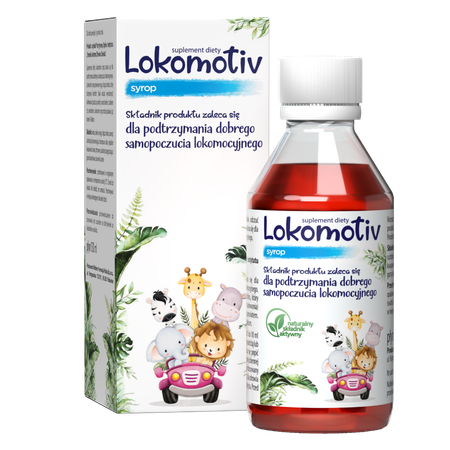 LOKOMOTIV syrop o smaku landrynkowym, 130 ml