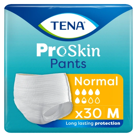 Tena Pants ProSkin Normal Rozmiar M (80-110cm) Majtki Chłonne, 30 sztuk