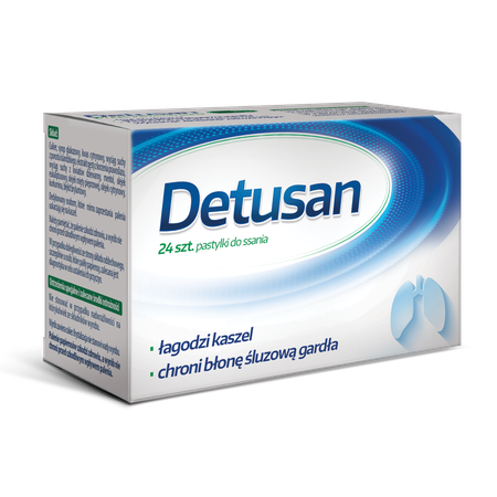 DETUSAN, 24 pastylki do ssania