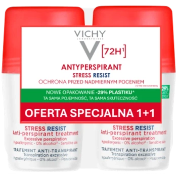 Vichy Stress Resist Dwupak Dezodorant Przeciw Poceniu 72h, 2 x 50 ml