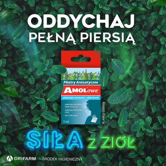 AMOLowe Plastry Aromatyczne, 5 szt.