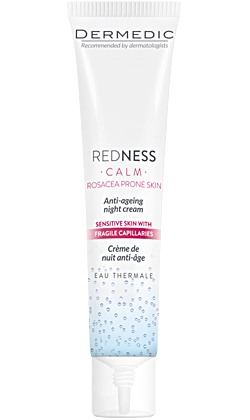 DERMEDIC REDNESS CALM -  Krem przeciwzmarszczkowy na noc, 40ml  