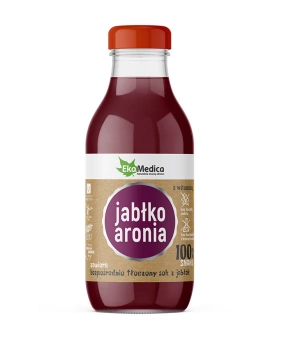 EkaMedica Sok jabłkowy z dodatkiem aronii, 300 ml