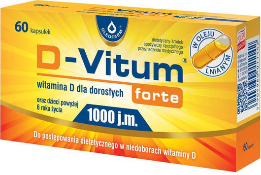 D-VITUM FORTE 1000 j.m. x 60 kapsułek