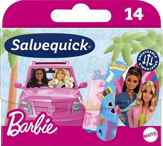 Salvequick Barbie Plastry, 14 sztuk