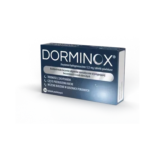 Dorminox 12,5 mg, 14 tabletek powlekanych