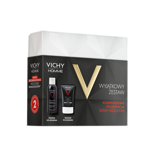 VICHY HOMME Zestaw do golenia Pianka do golenia + Balsam po goleniu