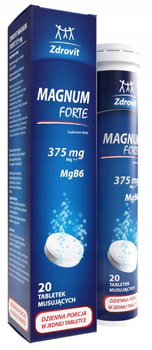 Zdrovit Magnum Forte 375 mg, 20 tabletek