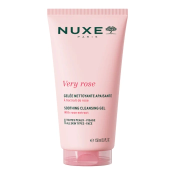 NUXE Very Rose Gelée Nettoyante Apaisante Łagodny żel do mycia twarzy i oczu, 150 ml