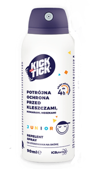 Kick the Tick Max Repelent Plus na kleszcze, komary i meszki 90 ml