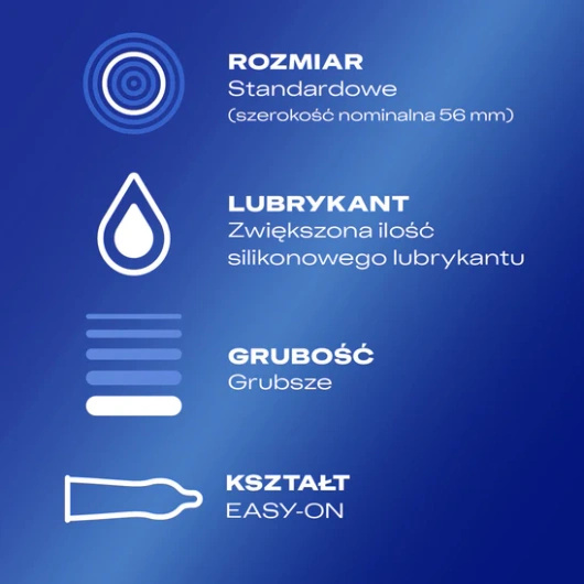 Durex Extra Safe Prezerwatywy wzmocnione, 3 sztuki