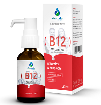 Avitale, Witamina B12 krople doustne,30 ml