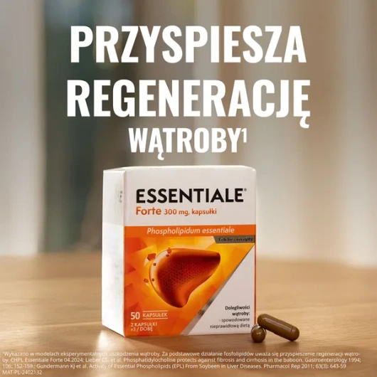 Essentiale Forte 300 mg, 50 kapsułek