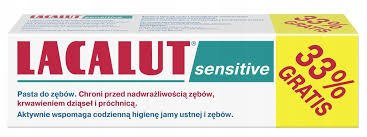 LACALUT Sensitive pasta do zębów 75ml +33 % gratis