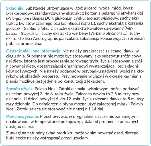 Pelavo Nos i zatoki, 120 ml 