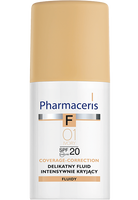 Pharmaceris F Coverage-Correction 01 Ivory Delikatny fluid intensywnie kryjący SPF 20, 30 ml