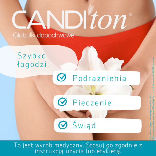 Canditon globulki dopochwowe, 10 sztuk