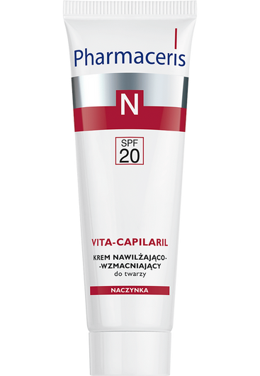 Pharmaceris N Vita-Capilaril Krem nawilżająco-wzmacniający SPF 20 do twarzy, 50 ml