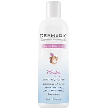 DERMEDIC LINUM EMOLIENT BABY Kremowy żel do mycia 3w1, 200 ml