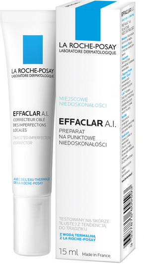 La Roche-Posay Effaclar A.I. Krem punktowy na niedoskonałości, 15 ml