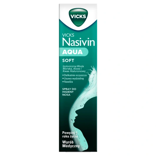 Vicks Nasivin Aqua Soft Spray do nosa, 120 ml