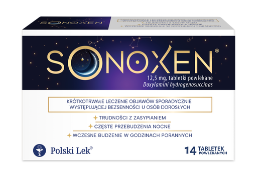 Sonoxen 12,5 mg, 14 tabletek powlekanych