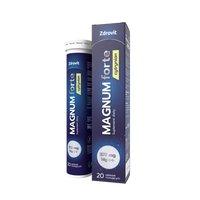ZDROVIT MAGNUM Forte cytrynian, 20 tabletek musujących