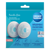 CANPOL Babies Kolektory muszlowe do mleka, 2 sztuki