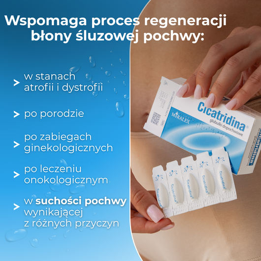 Cicatridina, 10 globulek dopochwowych