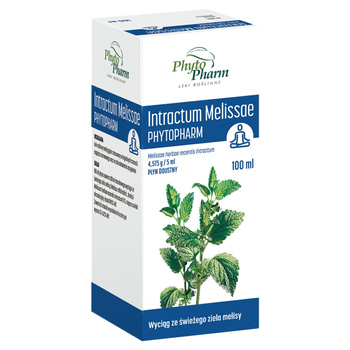 INTRACTUM MELISSAE PHYTOPHARM płyn doustny 100 ml