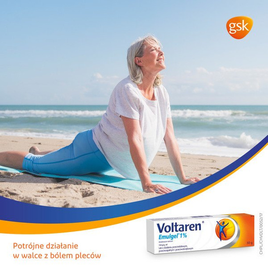 VOLTAREN EMULGEL 1% 10 mg/g żel 50 g