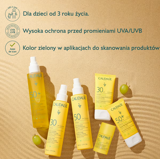 Caudalie Vinosun Protect Niewidoczny Sztyft SPF 50, 15g