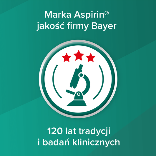 ASPIRIN 500mg, 10 tabletek