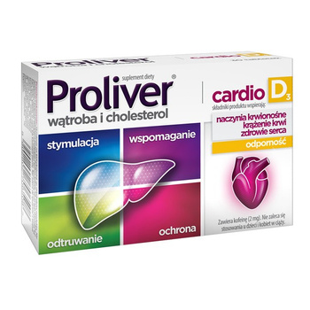 Proliver Cardio D3, 30 tabletek