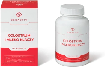 Colostrum i Mleko Klaczy Genactiv, 180 kapsułek