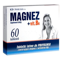 Magnez + Vit.B6,  60 tabletek