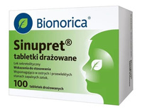 Sinupret tabletki drażowane, 100 sztuk